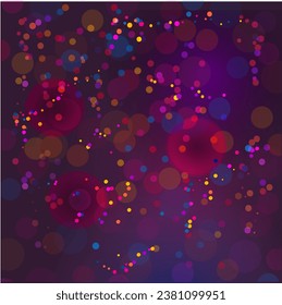 Resumen de las luces de boquilla con ilustración de fondo de luz suave