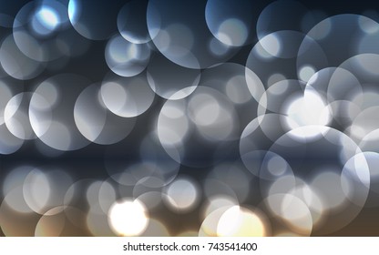 Abstract Bokeh Lights Vintage Background