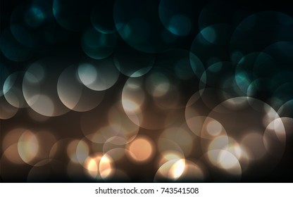 Abstract Bokeh Lights Vintage Background