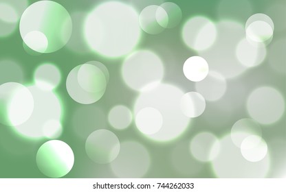 Abstract Bokeh Lights Vintage Background, Vector Illustration