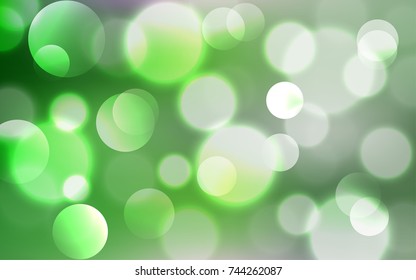 Abstract Bokeh Lights Vintage Background, Vector Illustration