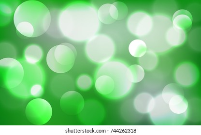 Abstract Bokeh Lights Vintage Background, Vector Illustration
