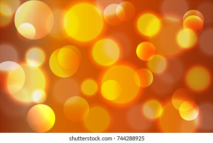 Abstract Bokeh Lights Vintage Background, Vector Illustration