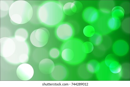 Abstract Bokeh Lights Vintage Background, Vector Illustration