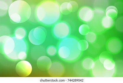 Abstract Bokeh Lights Vintage Background, Vector Illustration