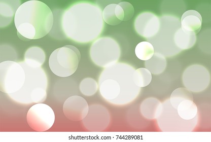 Abstract Bokeh Lights Vintage Background, Vector Illustration
