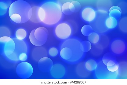 Abstract Bokeh Lights Vintage Background, Vector Illustration