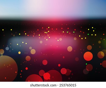 Abstract bokeh mesh background . Vector illustration