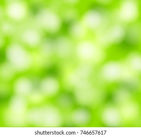 abstract bokeh on green background,Vector illustration.