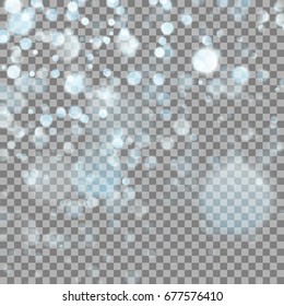 Abstract bokeh on transparent background. And also includes EPS 10 vector