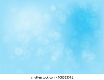 Abstract bokeh retro vintage background. Wallpaper white blue with sunlight bokeh.
Vector EPS 10