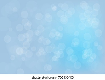 Abstract bokeh retro vintage background. Wallpaper white blue with sunlight bokeh.
Vector EPS 10