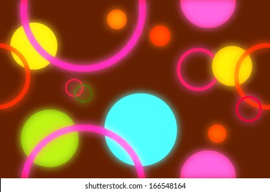 Abstract bokeh, seamless pattern, there is a gradient mesh, EPS10 - vector graphics.