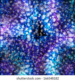 Abstract bokeh, seamless pattern, there is a gradient mesh, EPS10 - vector graphics.