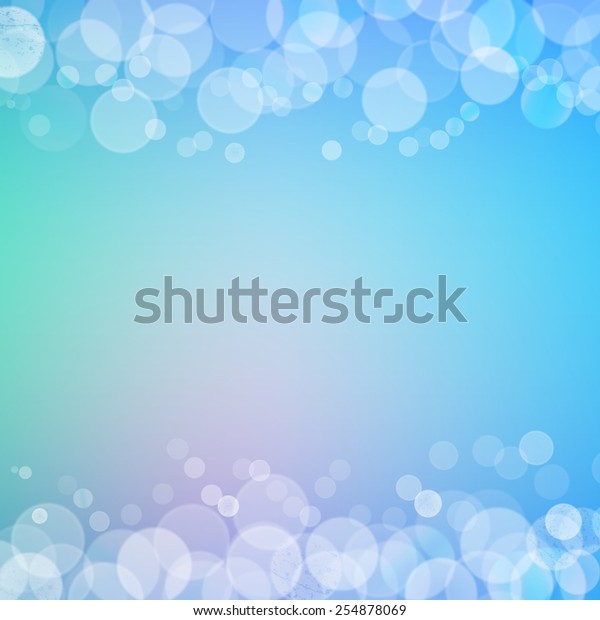 Download Abstract Bokeh Sparkles Frame Blue Blurred Stock Vector ...