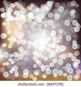 Abstract  bokeh vector background