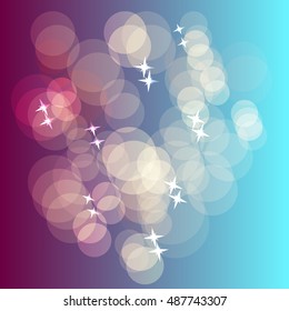 Abstract bokeh vector background