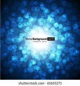 Abstract bokeh vector background