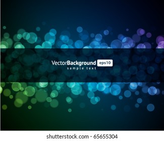 Abstract bokeh vector background