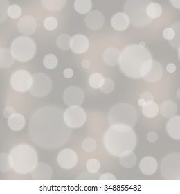 Abstract bokeh vector with background mesh in gray color.