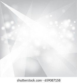 abstract bokeh  white and gray color background,vector illustration