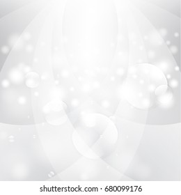abstract bokeh white and gray color background,vector illustration
