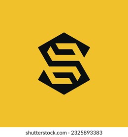 abstract and bold letter N modern logo