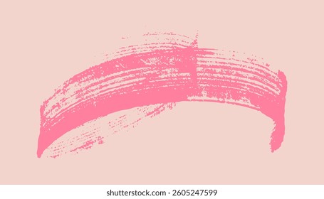 Abstract bold wavy brush strokes background with grunge texture. Hand drawn curly thick line with brush texture. Graphic banner background with blue marker scratch lines.