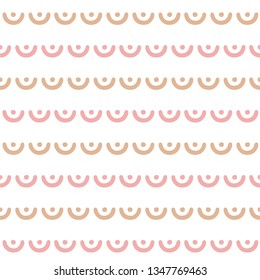 Abstract boobs. Vector illustration of seamless pattern.