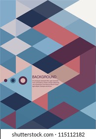 Abstract Book cover Background design/retro mAbstract  Background / retro mosaic brochure or banner