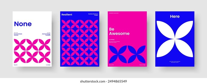 Abstraktes Buchcover-Design. Kreatives Berichtslayout. Vereinzelte Broschüren-Vorlage. Poster. Banner. Flyer. Hintergrund. Geschäftspräsentation. Katalog. In: Magazine. In: Journal. Notebook. Merkblatt. Newsletter