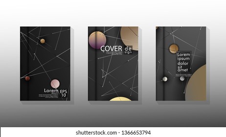 abstract book cover design with a galaxy background . vector illustration in eps 10