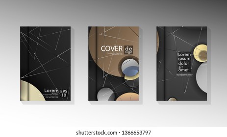 abstract book cover design with a galaxy background . vector illustration in eps 10