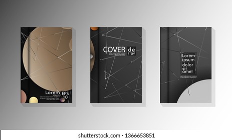 abstract book cover design with a galaxy background . vector illustration in eps 10