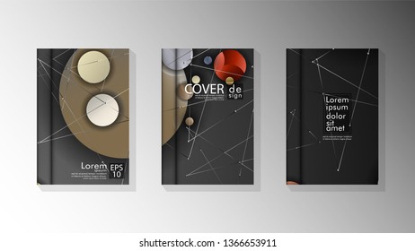 abstract book cover design with a galaxy background . vector illustration in eps 10