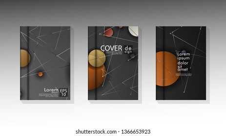 abstract book cover design with a galaxy background . vector illustration in eps 10
