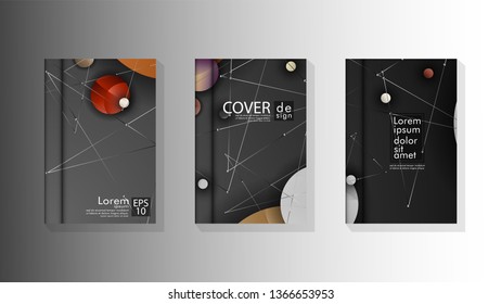 abstract book cover design with a galaxy background . vector illustration in eps 10