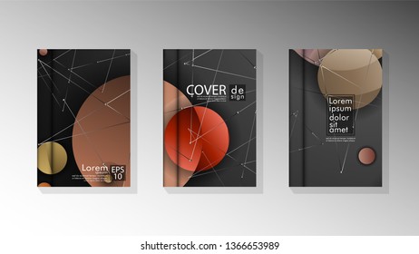 abstract book cover design with a galaxy background . vector illustration in eps 10
