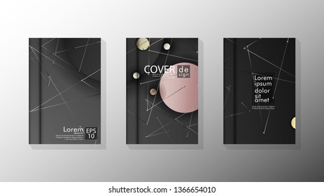 abstract book cover design with a galaxy background . vector illustration in eps 10