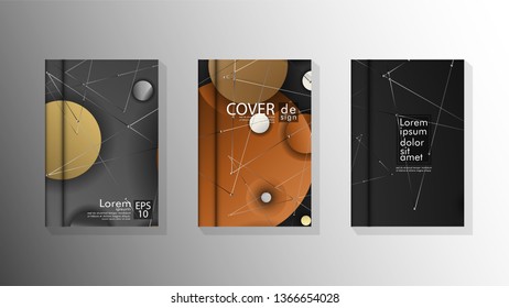 abstract book cover design with a galaxy background . vector illustration in eps 10