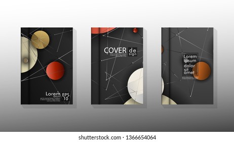 abstract book cover design with a galaxy background . vector illustration in eps 10