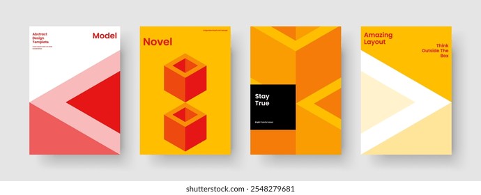 Abstract Book Cover Design. Geometric Flyer Template. Creative Background Layout. Banner. Brochure. Poster. Business Presentation. Report. Advertising. Brand Identity. Journal. Pamphlet. Catalog