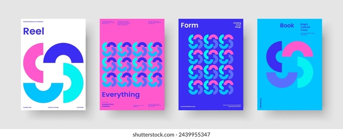 Abstract Book Cover Design. Isolated Brochure Template. Geometric Business Presentation Layout. Banner. Report. Poster. Flyer. Background. Portfolio. Pamphlet. Catalog. Notebook. Advertising