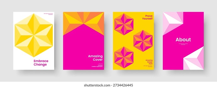 Abstract Book Cover Design. Modern Report Layout. Geometric Banner Template. Business Presentation. Brochure. Poster. Background. Flyer. Journal. Handbill. Newsletter. Brand Identity. Magazine