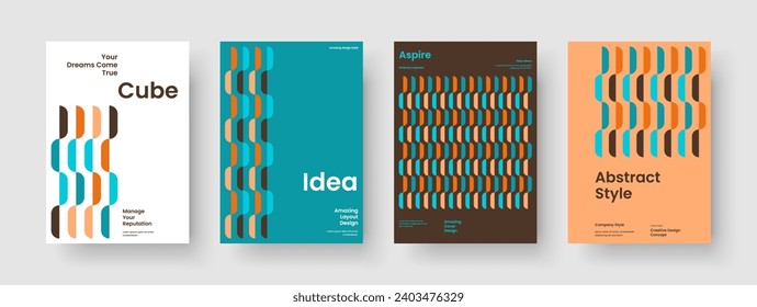 Abstract Book Cover Layout. Creative Report Design. Modern Poster Template. Flyer. Banner. Brochure. Background. Business Presentation. Brand Identity. Handbill. Pamphlet. Catalog. Advertising