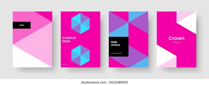 Disposición de la cubierta del libro abstracto. Plantilla de presentación comercial creativa. Diseño moderno de informes. Folleto. Volante. Antecedentes. Cartel. Cartel. Folleto. Identidad de marca. Cartera. Revista. Publicidad
