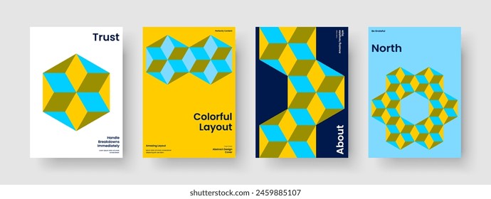 Abstract Book Cover Layout. Creative Report Design. Geometric Flyer Template. Business Presentation. Brochure. Background. Banner. Poster. Leaflet. Handbill. Notebook. Catalog. Brand Identity