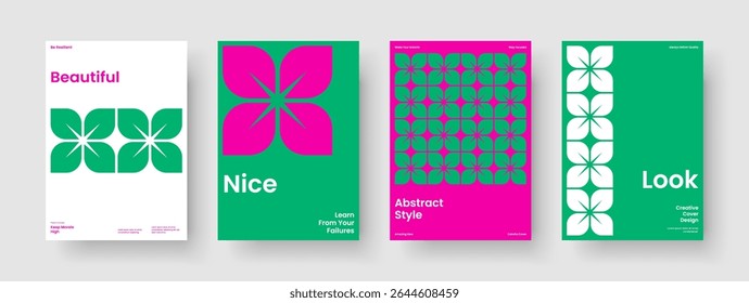Abstract Book Cover Layout. Creative Poster Template. Geometric Report Design. Banner. Flyer. Brochure. Background. Business Presentation. Magazine. Newsletter. Notebook. Handbill. Advertising