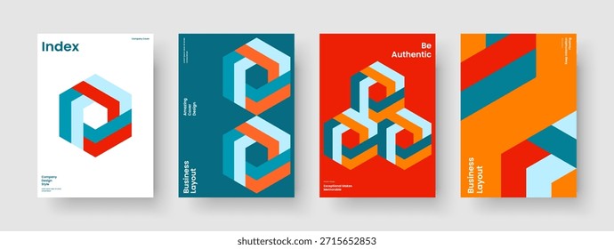 Disposição Abstrata Da Capa Do Livro. Modelo de Panfleto Criativo. Design de folheto isolado. Apresentação de negócios. Faixa. Relatório. Histórico. Cartaz. Revista. Diário. Carteira. Folheto informativo. Identidade da marca