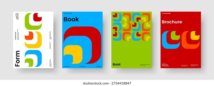 Abstract Book Cover Layout. Creative Business Presentation Design. Geometric Poster Template. Brochure. Banner. Background. Flyer. Report. Journal. Handbill. Catalog. Newsletter. Portfolio